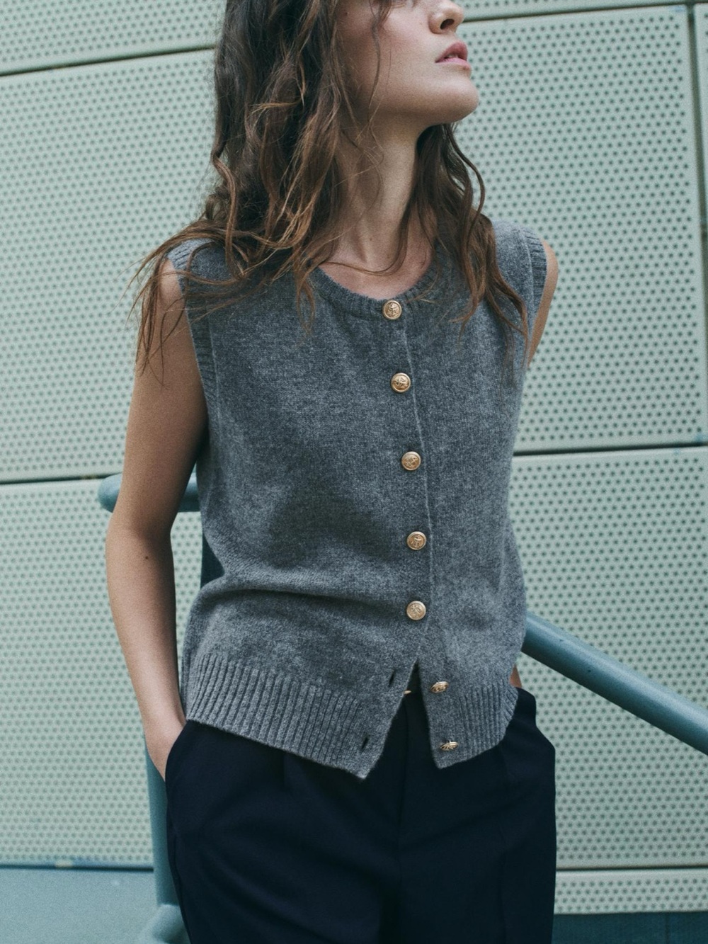 Zara Wool Sweater Vest